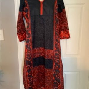 Pakistani designer shalwar kameez